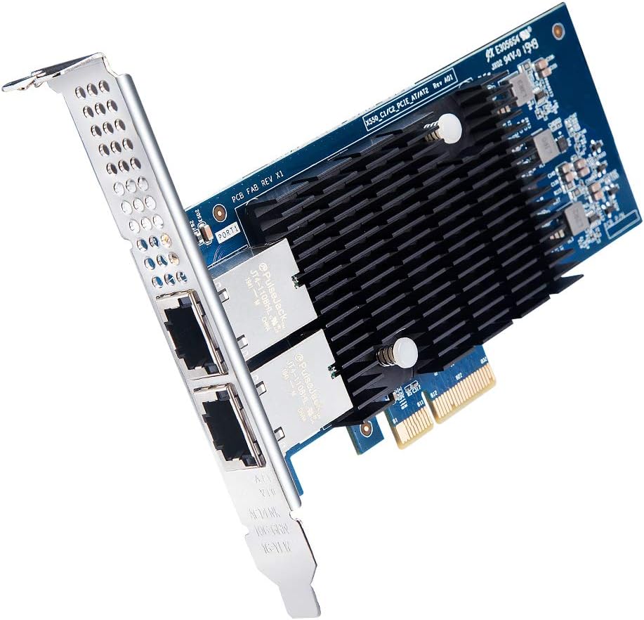 10Gb Ethernet NIC with Dual RJ45 Ports for High-Speed Data