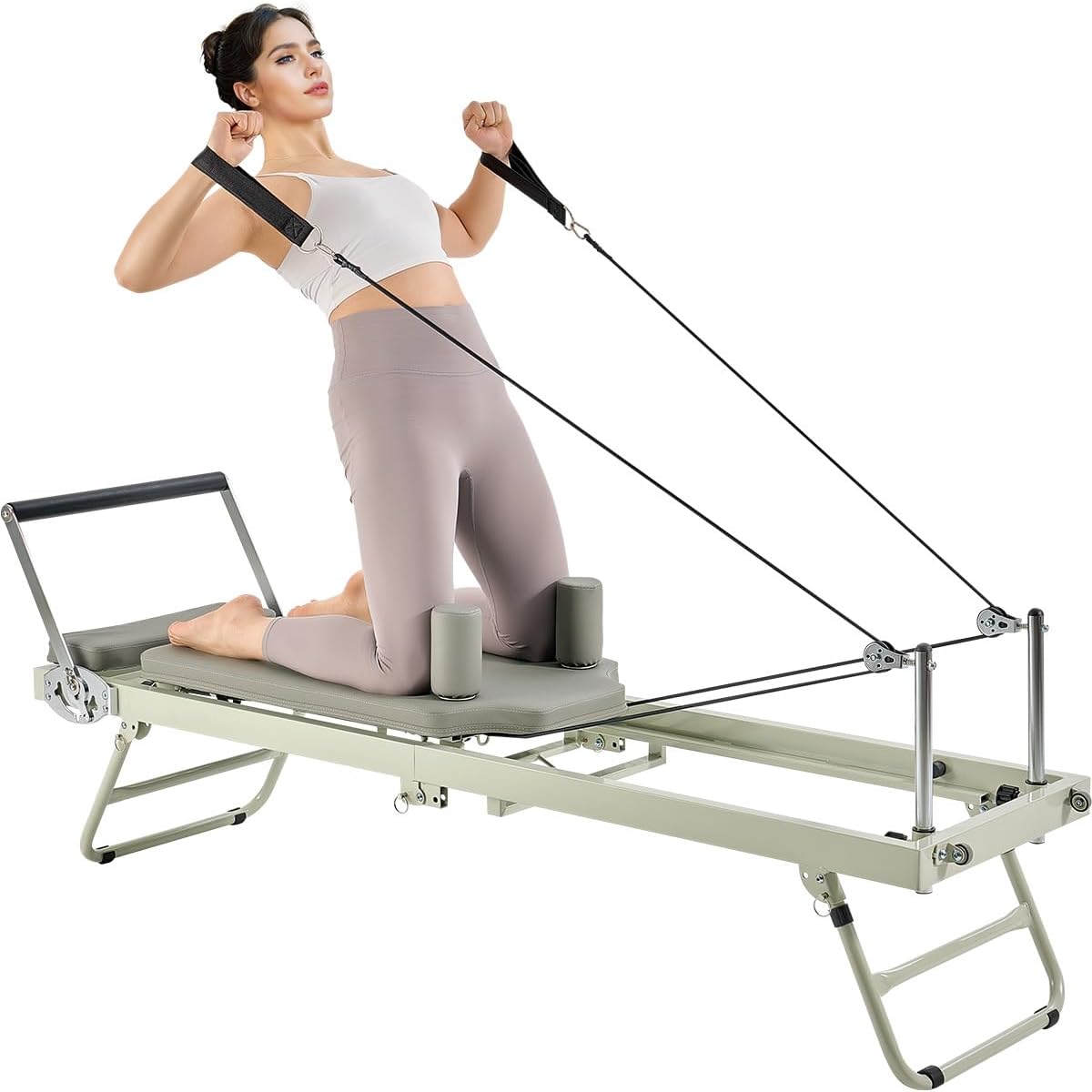VEVOR Pilates Reformer Machine for Home Gym with Jump Board