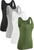 Rosyline Womens Sleeveless Tank Tops Layering Tanks Undershirt - Soft