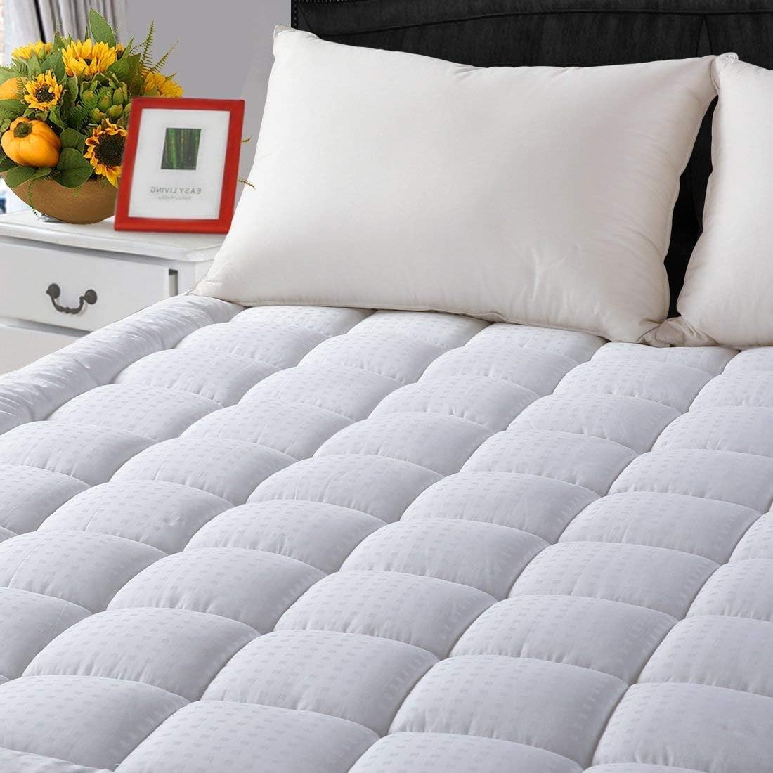 LEISURE TOWN Queen Size Mattress Pad for Ultimate Comfort