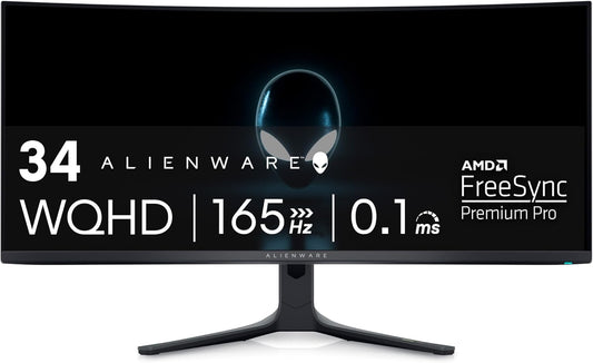 Alienware 34 Curved QD-OLED Gaming MonitorFAST 165Hz