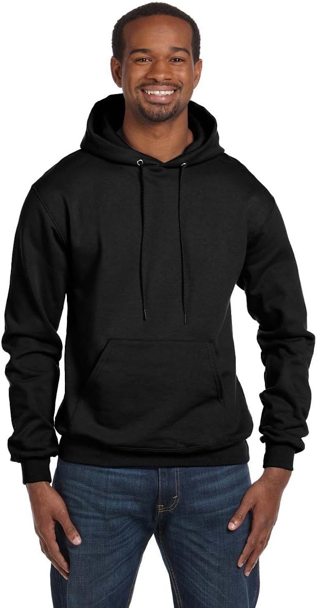 Champion Black Hoodie, Medium - Ultimate Comfort