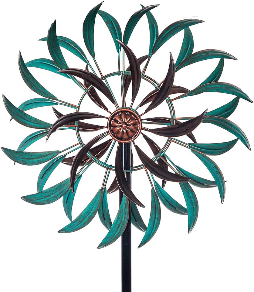 Stargarden Metal Wind Spinner for Yard and Garden Decor