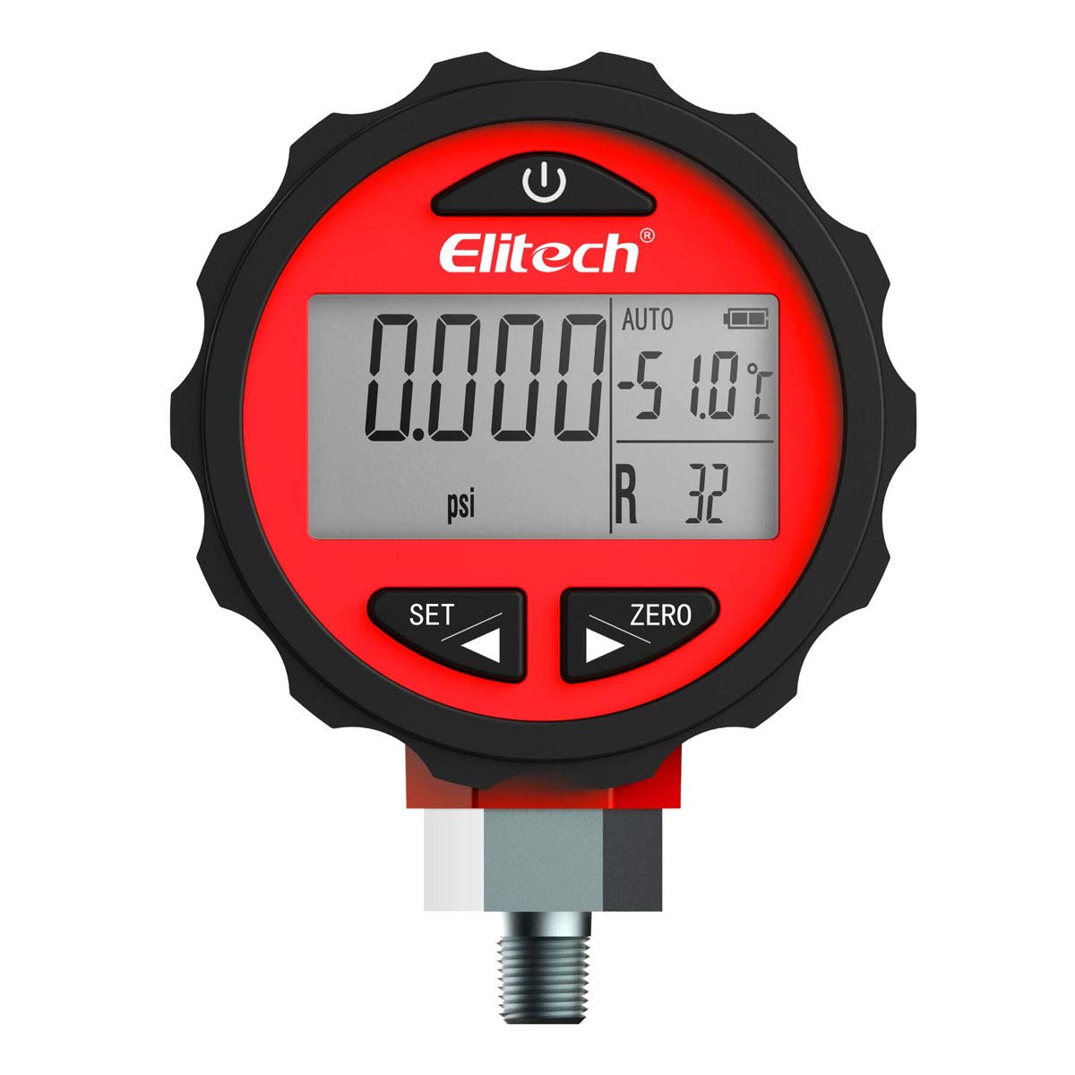 Elitech PG-30Pro High Pressure Gauge for Refrigeration Needs