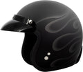 VCAN V85C 3/4 Open Face Motorcycle Helmet - Lightweight Retro Style