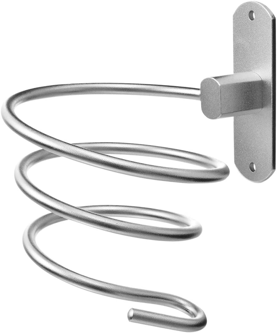 Hicorfe Wall Mount Hair Dryer Holder - Bright White