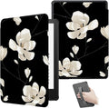 Case for Kindle Paperwhite 12th Gen 7in Black PU Leather - With Hand