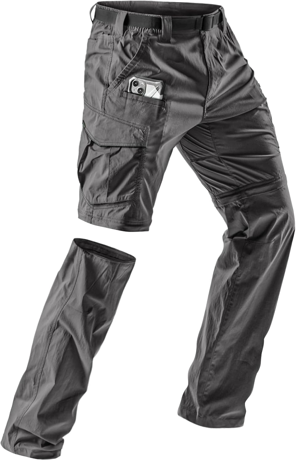 CQR Men's Convertible Cargo Tactical Pants for Outdoor Adventures