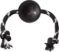 KONG Extreme Ball with Rope - Durable Fetch & Tug Toy