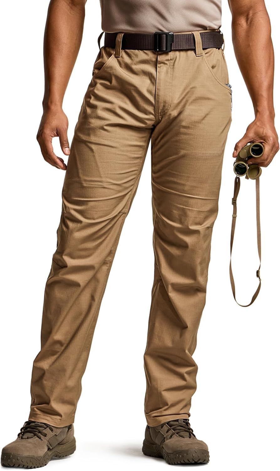 CQR Men's Utility Flex Cargo Pants for Tactical Comfort