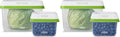 Rubbermaid 4-Piece Produce Saver Containers for Refrigerator - Keep
