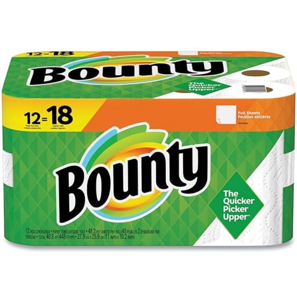 Bounty PGC65506 Single Plus Paper Towels for Quick Cleanup