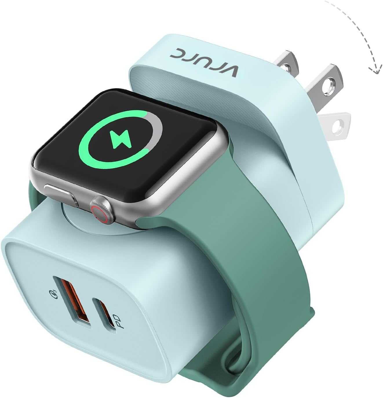 20W Folding Charger with Magnetic Wireless Charging
