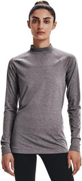 Under Armour Women's ColdGear Authentics Mock Neck - Warm, Lightweight