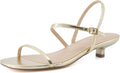 Soprano Womens One Band Kitten Heel with Ankle Strap - Elegant Comfort