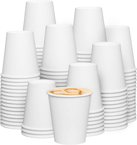 300 White 320gsm Hot Coffee Cups - Comfy Package