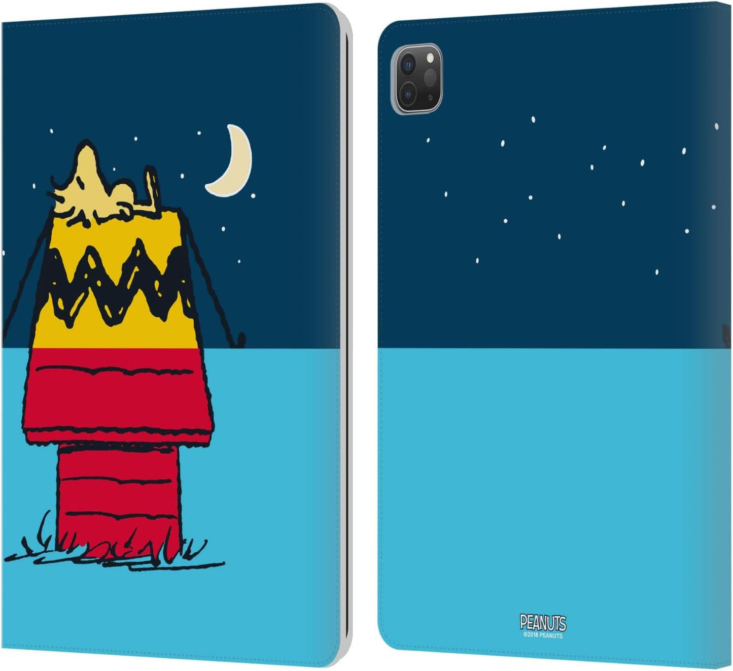 Peanuts Woodstock House Leather Wallet Case for iPad Pro 11
