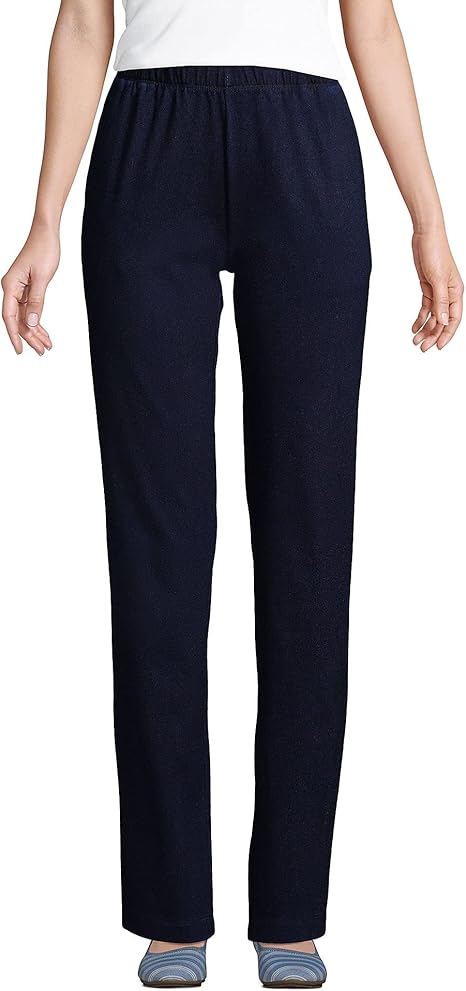 Lands' End Women's Sport Knit High Rise Pull On Pants Review