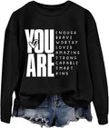 You Are Enough Crewneck: Empowering Unisex Sweatshirt
