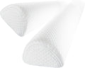 Toddler Bed Bumper Foam Bed Rail for Twin Full Queen King - 2-Pack