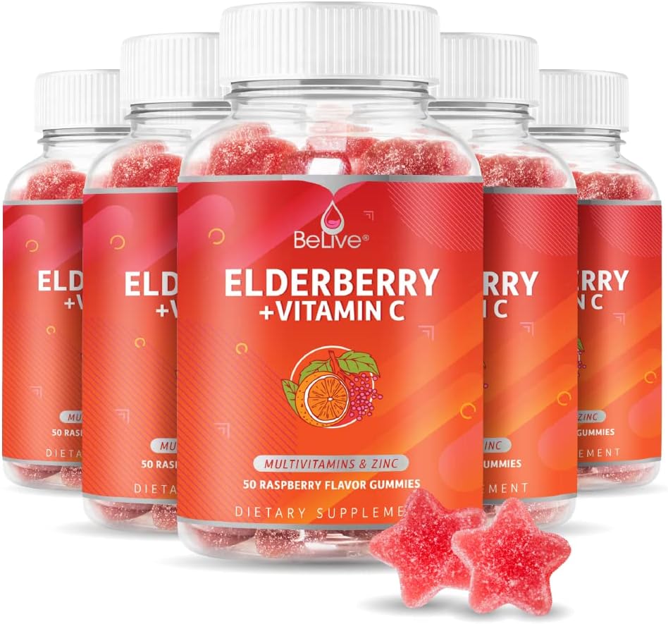 Double Strength Elderberry Gummies for Immune Support - 250 Ct
