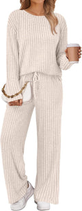 LILLUSORY Womens Lounge Sets 2 Piece Matching Pajamas Fashion