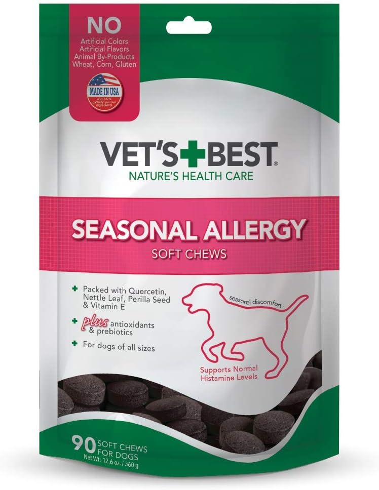 Vet's Best Seasonal Allergy Soft Chews for Dog Relief