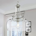 WUZUPS Chandelier Rustic Farmhouse Industrial Pendant Light - Vintage