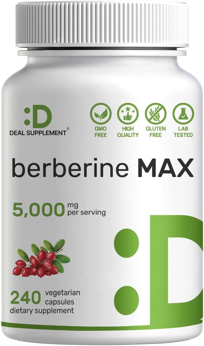 Berberine Max Supplement with Turmeric for Optimal Health