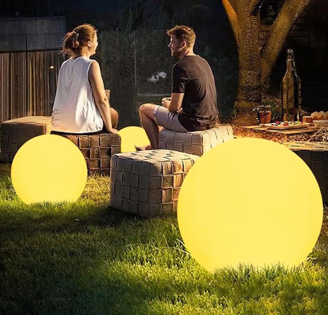 Dimmable 20-inch LED Globe Orb Light for Indoor and Outdoor Use