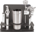 Oggi Pro 10-Piece Cocktail Shaker Set - Stainless Steel Shine