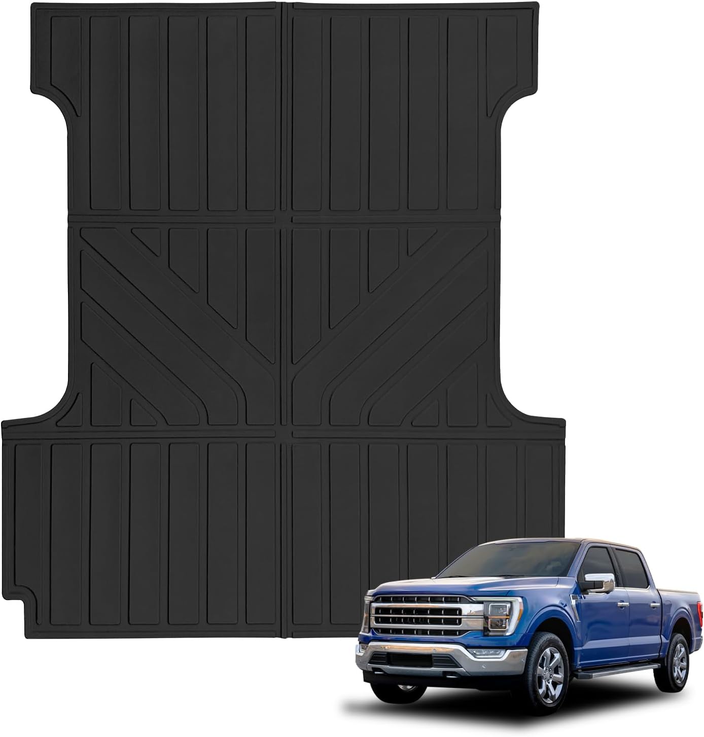 Heavy Duty Truck Bed Mat for 2015-2025 Ford F-150 5.5 FT
