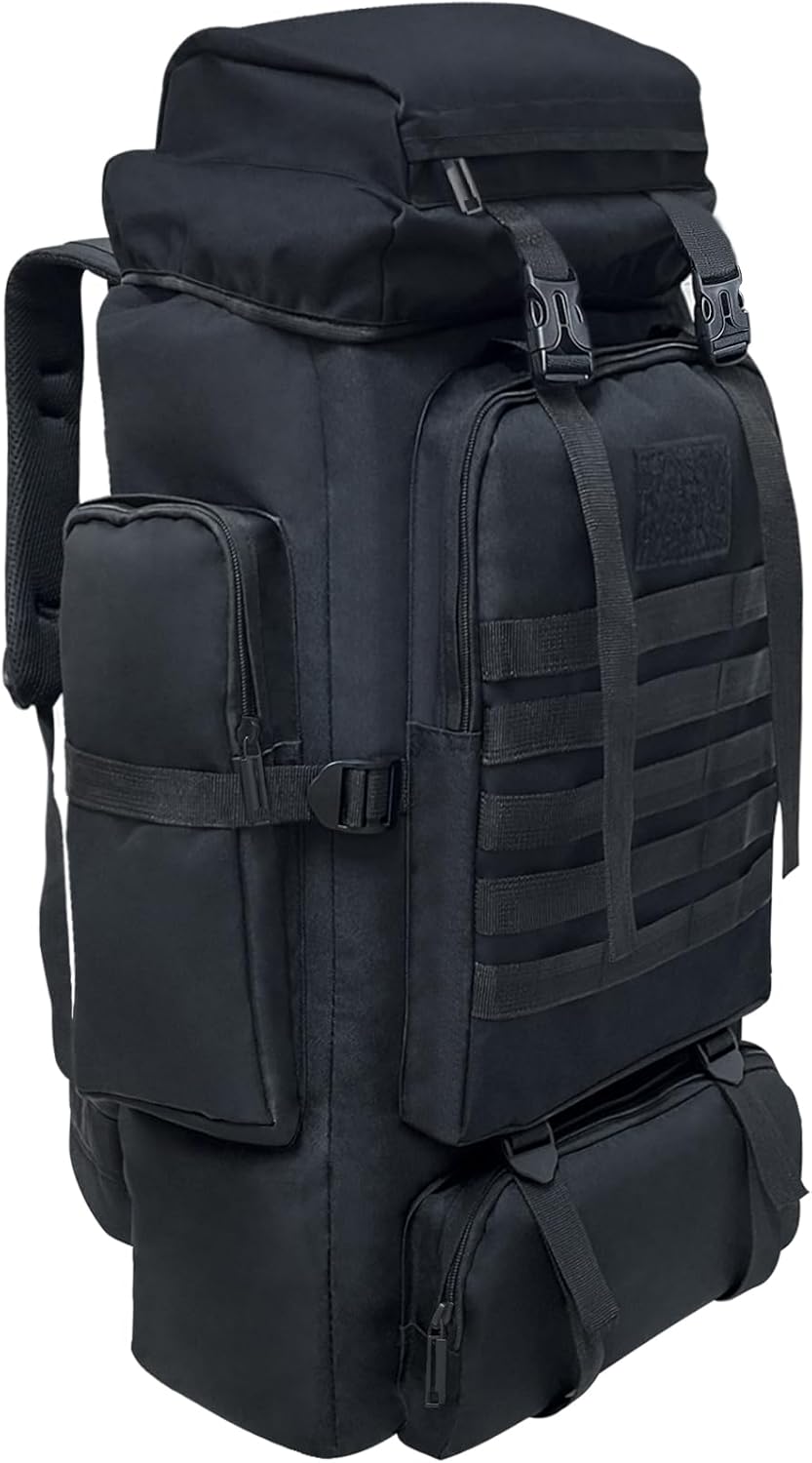 Ogetok 80L Tactical Backpack: Water Resistant & Spacious