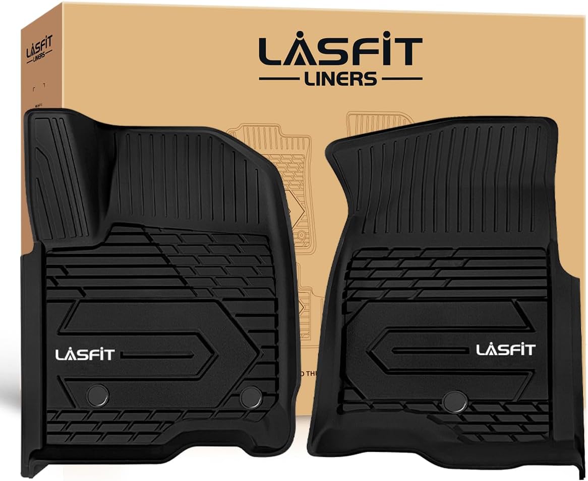 Custom Fit LASFIT Front Floor Mats for Chevrolet Silverado 2019-2026