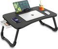 Foldable Laptop Bed Table Multi-Function Lap Tray - Stable, Portable