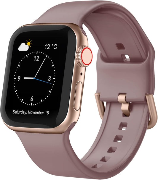 Recoppa Soft Silicone Sport Band for Apple Watch - Comfy Fit!
