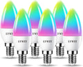 LVWIT Smart Light Bulb E12 B11 - Color Changing Chandelier Bulb
