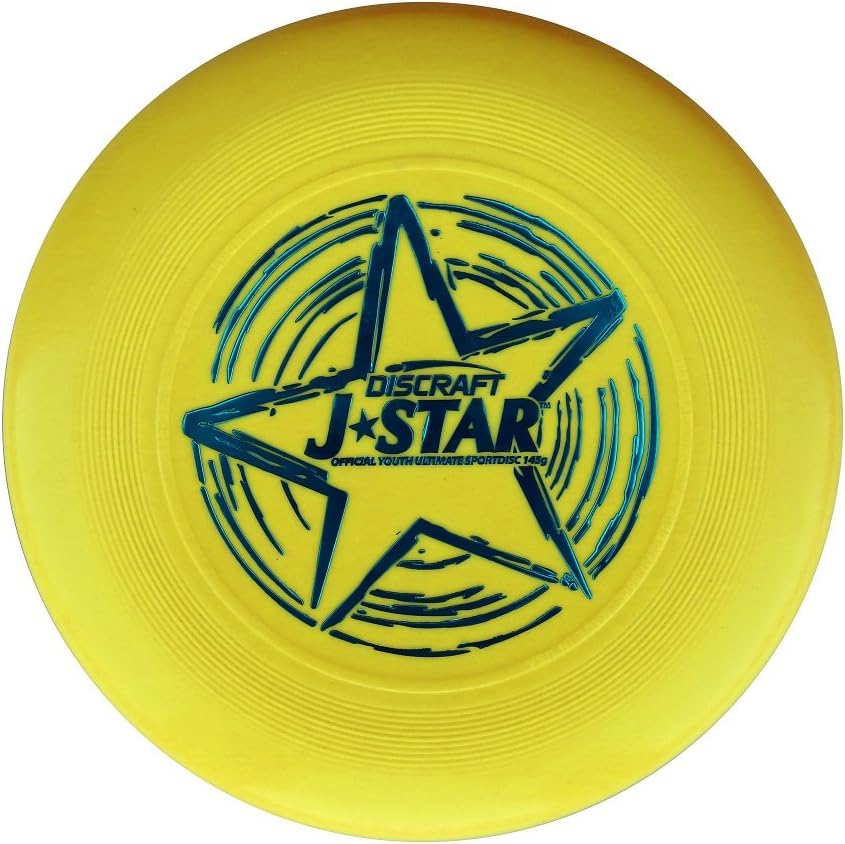 Discraft J-Star 145g Youth Ultimate Frisbee - Easy Grip