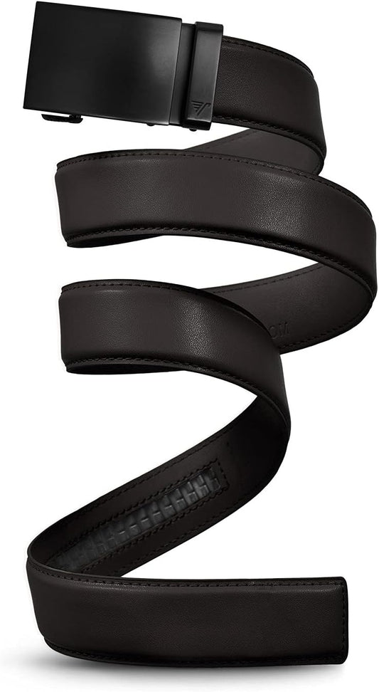 Mission Belt Men's Leather Ratchet Belt for Perfect Fit Every Time