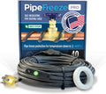 Intelligent Heat Tape for Water Pipe Freeze Protection - GlowCap, 80