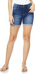 WallFlower Women's Irresistible Denim Shorts High-Rise - Soft Fit