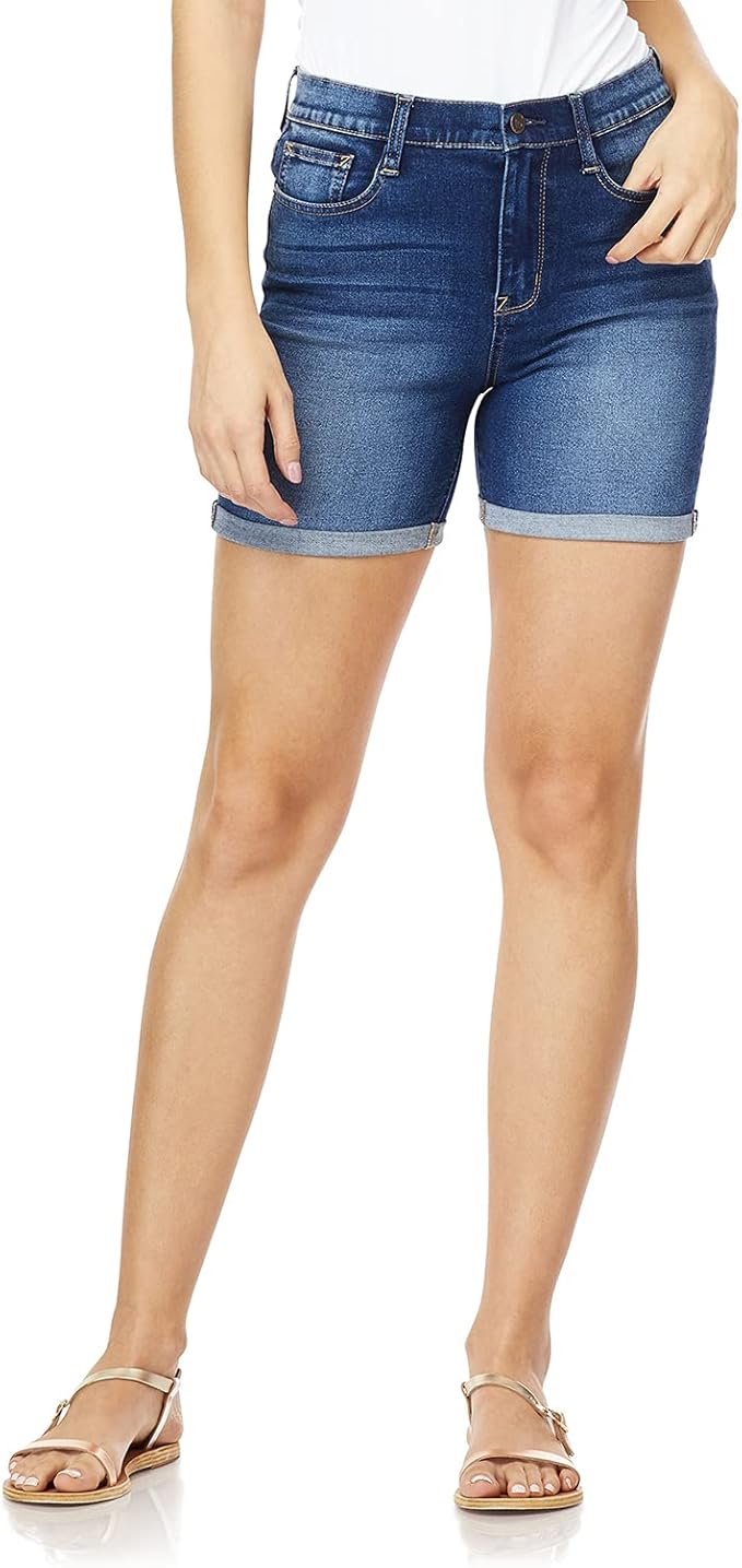 WallFlower Women's Irresistible Denim Shorts for Summer Style