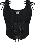 Scarlet Darkness Women's Renaissance Underbust Corset Floral Top