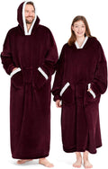 L'AGRATY Oversized Wearable Blanket Hoodie - Super Cozy Sherpa
