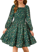 Grace Karin Floral Midi Dress for Girls Ages 6 to 14 Years