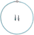 Natural Crystal Stone Beaded Necklace Choker - Rhythmic 20 in