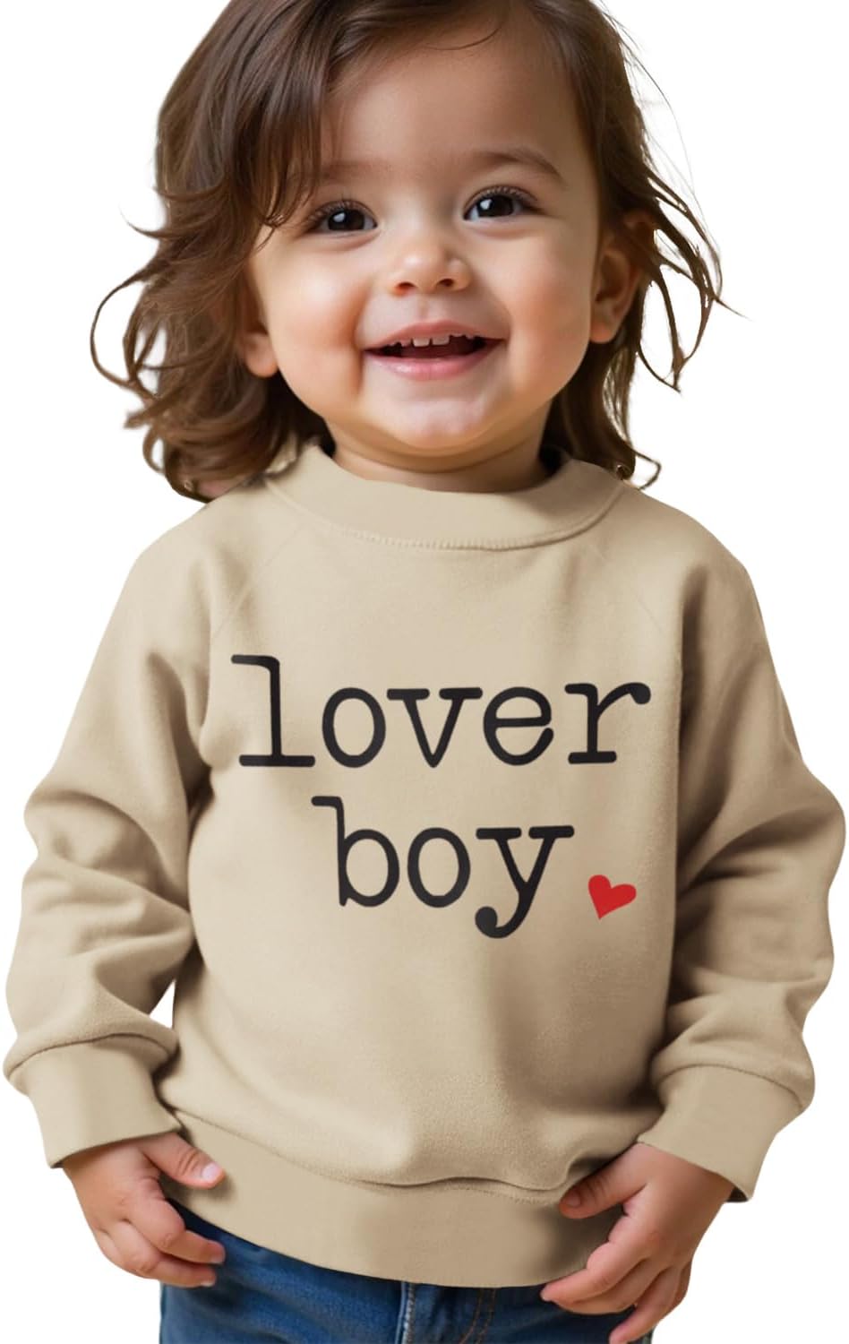 Ritatte Cute Heart Print Toddler Sweatshirt