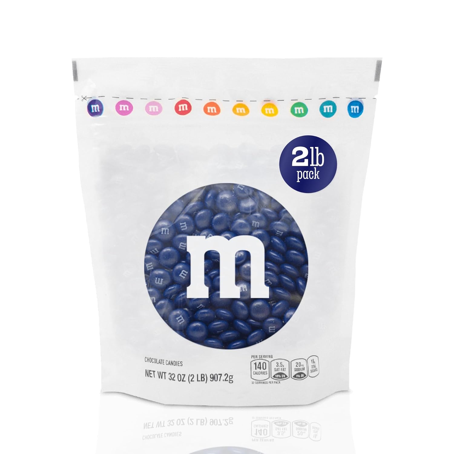 M&M'S Dark Blue Milk Chocolate Candy Bulk for Celebrations