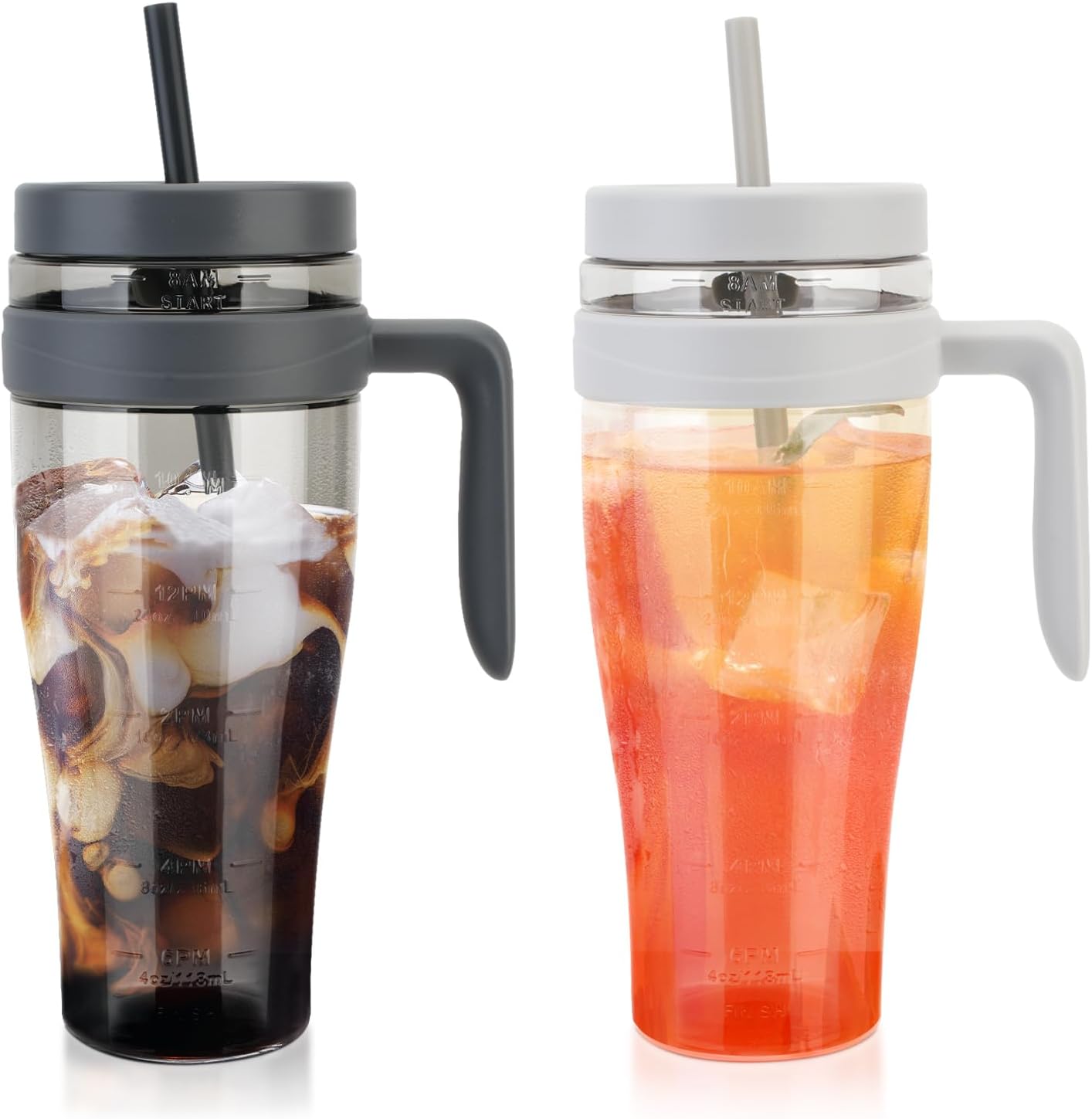 Hydraful 50 oz Tritan Plastic Tumbler - Leak-Proof and Versatile