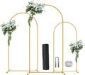 Metal Arch Backdrop Stand Set of 3 (6 ft, 5 ft, 4 ft) - Elegant Party